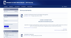 Desktop Screenshot of elearning.unyp.cz